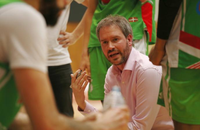 Mikel Garitaonandia, entrenador del Zornotza.