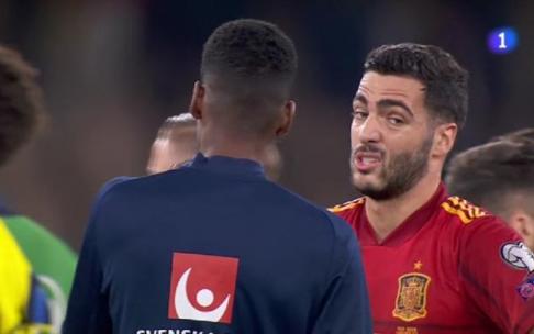 Una captura de pantalla de la conversación entre Merino e Isak.