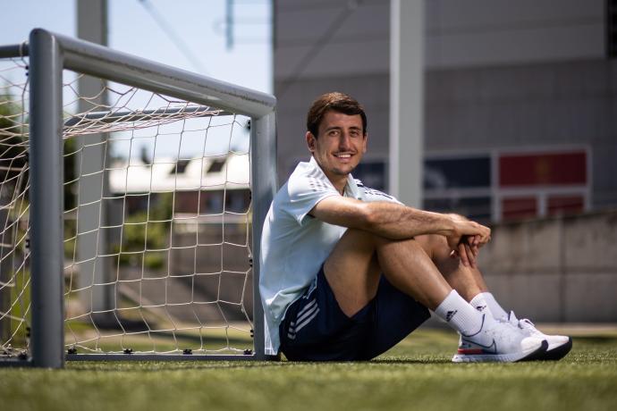 Mikel Oyarzabal, en la concentración de la selección en Madrid