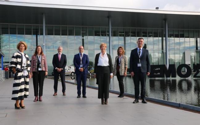 Tapia ha acompañado a las 25 empresas vascas presentes en la EMO 2021 de Milán. Tapia ha acompañado a las 25 empresas vascas presentes en la EMO 2021 de Milán.