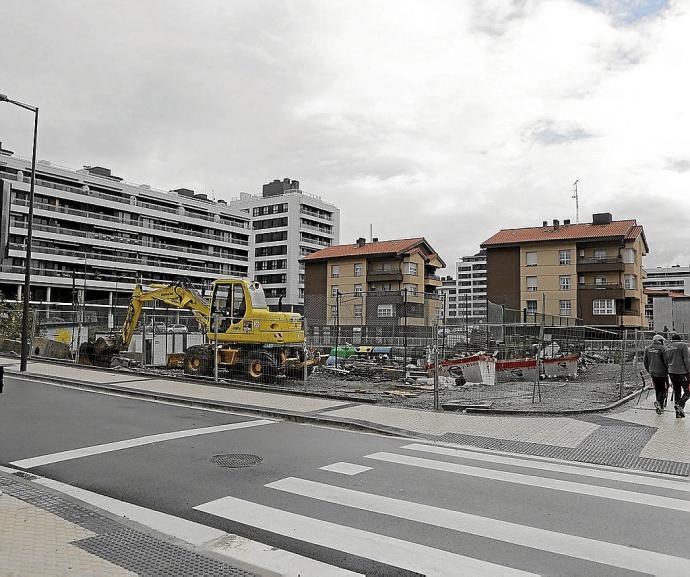 Barrio de Txomin Enea, con la zona nueva creada al amparo del Plan General que ahora se modificará.