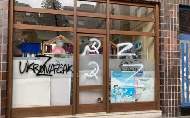 Pintadas en el establecimiento