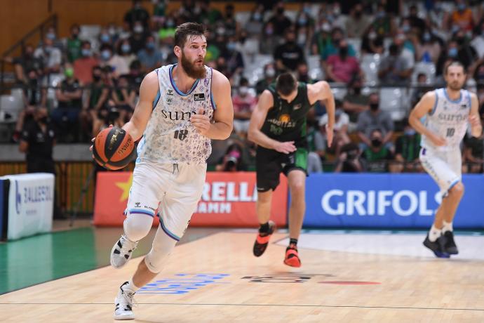 Miniotas, en el duelo del pasado sábado en Badalona.