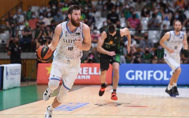 Miniotas, en el duelo del pasado sábado en Badalona.