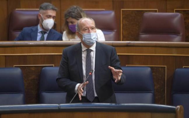 El ministro de Justicia, Juan Carlos Campo, durante un reciente pleno en el Congreso de los Diputados. El ministro de Justicia, Juan Carlos Campo, durante un reciente pleno en el Congreso de los Diputados.