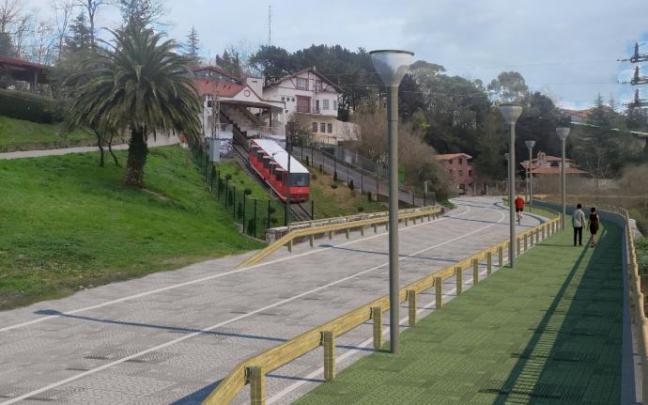 Las obras del Mirador de Artxanda ya han comenzado Las obras del Mirador de Artxanda ya han comenzado