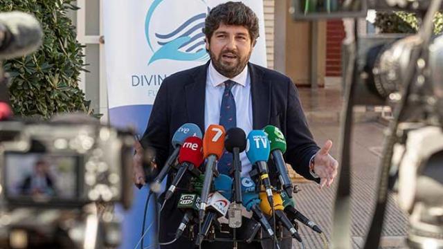 El presidente de Murcia, Fernando López Miras.