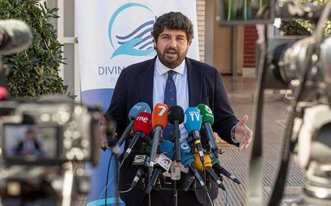 El presidente de Murcia, Fernando López Miras.