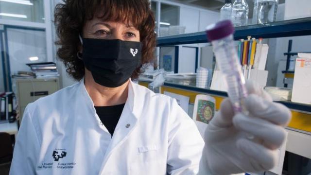 Miren Basaras, doctora en microbiología, profesora y responsable del Comité de Vigilancia del covid en la UPV/EHU