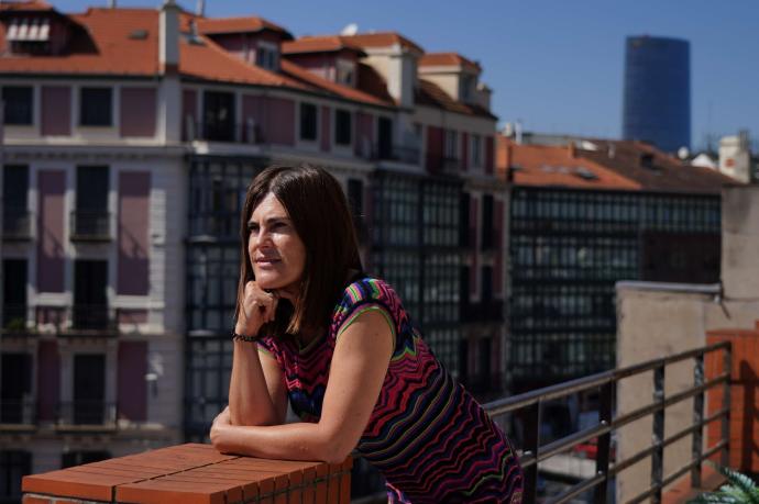 Miren Gorrotxategi, portavoz de Elkarrekin Podemos-IU en el Parlamento Vasco