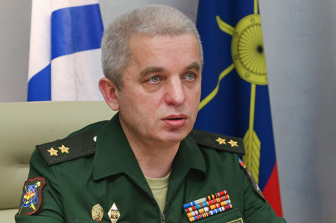 El coronel general ruso Mijaíl Mizíntsev.