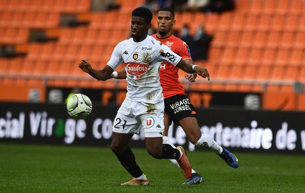 Mohamed-Ali Cho, durante un partido con el Angers.