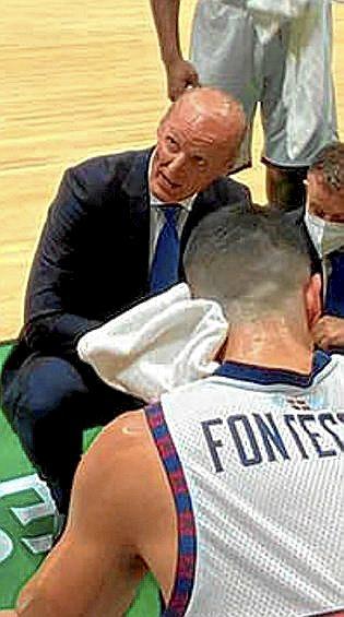 Ivanovic, ayer. Foto: Baskonia