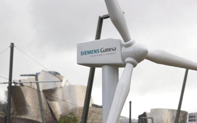 Un aerogenerador de Siemens Gamesa. Un aerogenerador de Siemens Gamesa.