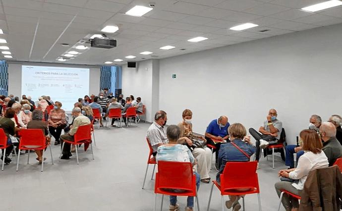 Participantes de la segunda sesión presencial del proceso, en el Espacio Palmera Montero. Foto: N.G.