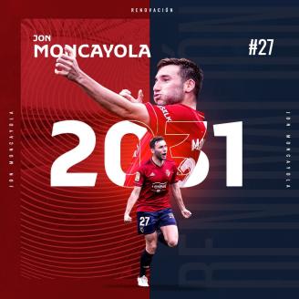 Moncayola ha renovado con Osasuna hasta 2031