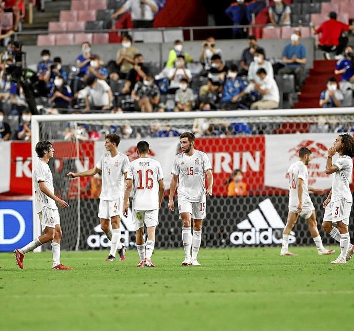 Jon Moncayola, al final del partido. Foto: Efe