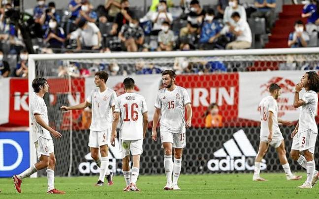 Jon Moncayola, al final del partido. Foto: Efe
