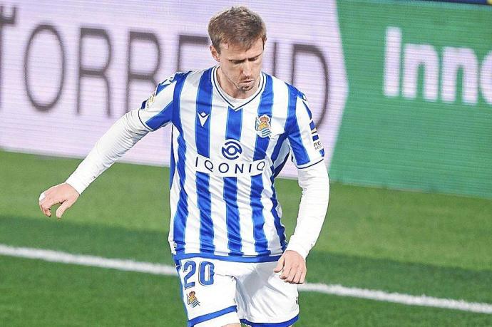 Nacho Monreal, en enero de 2021 en el Villarreal-Real Sociedad. Foto: Efe