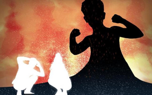 Montaje sobre la violencia filio-parental. Montaje sobre la violencia filio-parental.