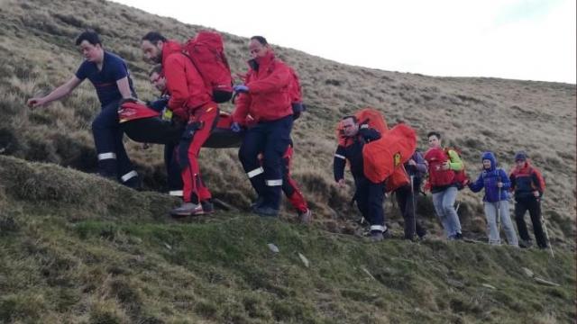 Rescate en un mote vasco