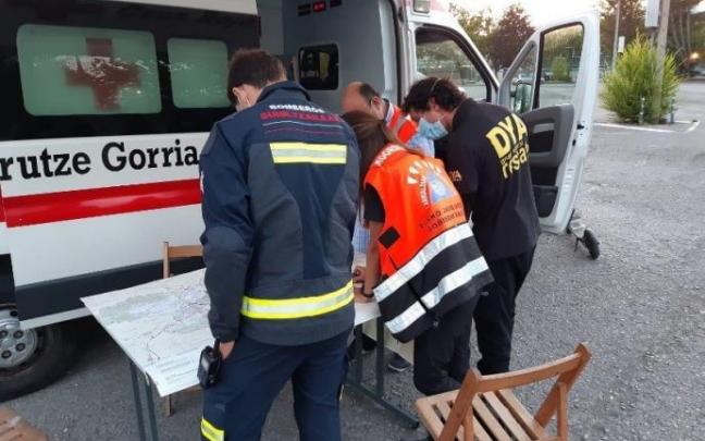 Coordinación en una búsqueda de un montañero