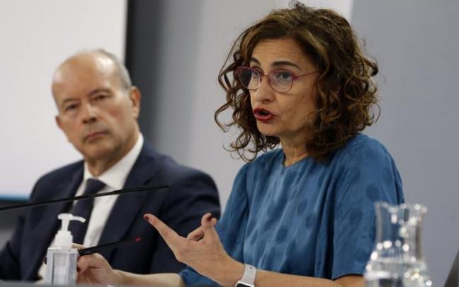 La portavoz del Gobierno español y ministra de Hacienda, María Jesús Montero.