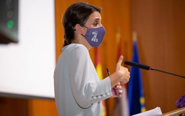 La ministra de Igualdad, Irene Montero, interviene en el I Congreso Internacional de Educación y Género. La ministra de Igualdad, Irene Montero, interviene en el I Congreso Internacional de Educación y Género.