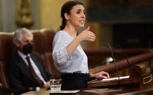La ministra de Igualdad, Irene Montero