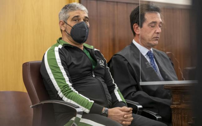 El acusado, Bernardo Montoya, durante el juicio