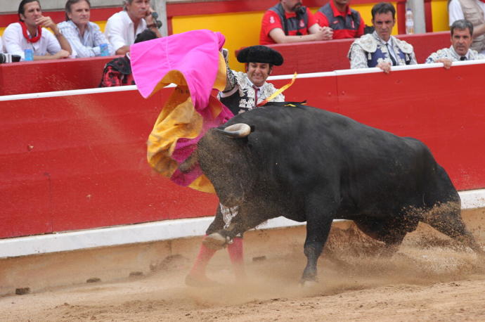 Morante de la Puebla, en su última corrida de toros en San Fermín, el 10 de julio de 2013.