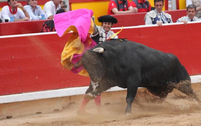 Morante de la Puebla, en su última corrida de toros en San Fermín, el 10 de julio de 2013.