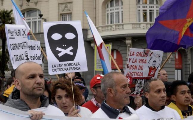 Manifestación contra la 'Ley Mordaza' del PP Manifestación contra la 'Ley Mordaza' del PP