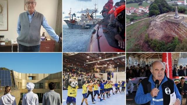 Luis Ugalde, Aita Mari, Amaiur Gaztelu elkartea, Basque Culinary Center, Club Deportivo Bidasoa y Luis María Bengoa.