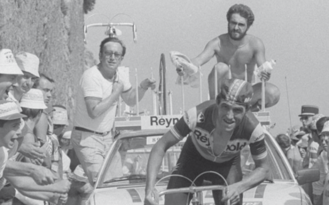 José Antonio Martínez Jaunsaras en una imagen de archivo de 1983, en el Tour de Francia José Antonio Martínez Jaunsaras en una imagen de archivo de 1983, en el Tour de Francia