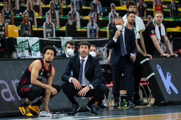 Mumbrú espera que "la positividad que da ganar" impulse al Bilbao Basket frente al Burgos