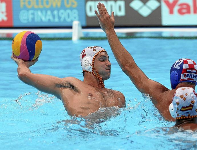 Alberto Munárriz, durante un partido con la selección española. Foto: Efe