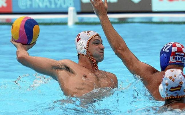 Alberto Munárriz, durante un partido con la selección española. Foto: Efe