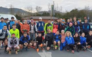 Un grupo de deportistas del club realizó hace unos días el reconocimiento de la zona donde discurrirá la prueba de 24 kilómetros.