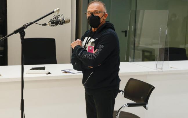 El acusado, durante su comparecencia en la Audiencia Nacional.