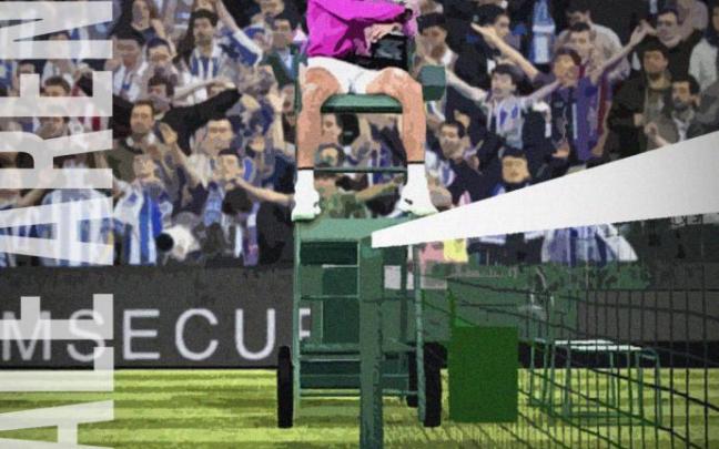 Cartel que ha elaborado la Real con la imagen de Nadal.