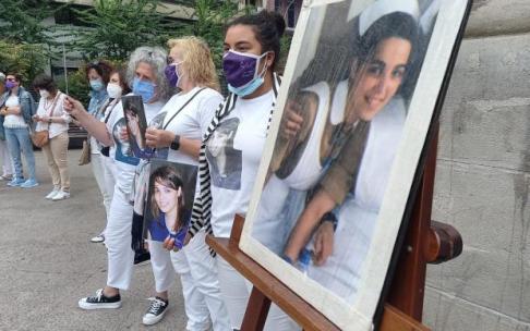 Imagen de archivo de un homaje a Nagore Laffage en años anteriores.