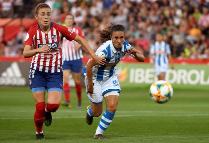 Nahikari García, en su etapa en la Real Sociedad