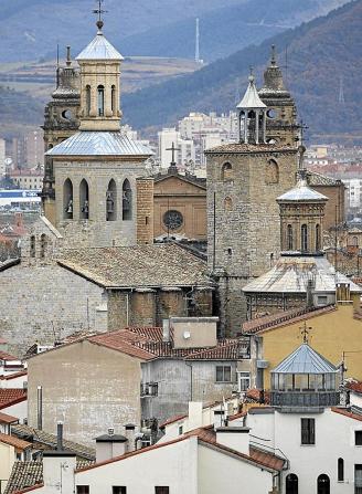 Vistas del Casco Antiguo de Pamplona. Foto: Patxi Cascante