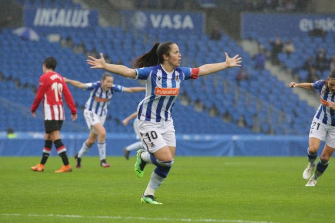 Nerea celebra la obra maestra que acababa de realizar