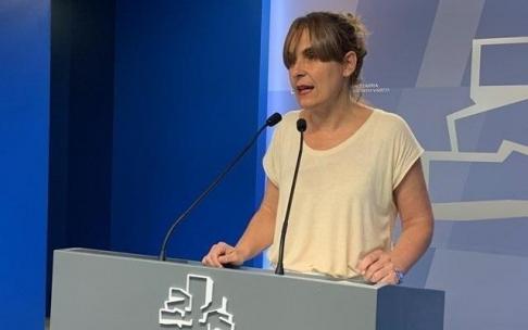 La parlamentaria de EH Bildu Nerea Kortajarena.