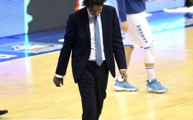Nicola, en su último partido con el GBC en Illunbe. Nicola, en su último partido con el GBC en Illunbe.
