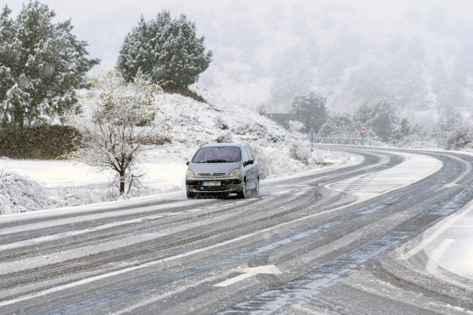 La nieve podrá caer el jueves a solo 700 metros en Euskadi.