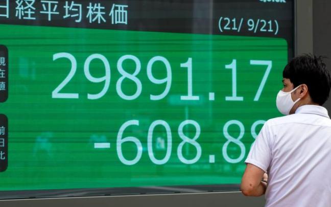 Todas las bolsas han caído ante la situación de Evergrande Todas las bolsas han caído ante la situación de Evergrande