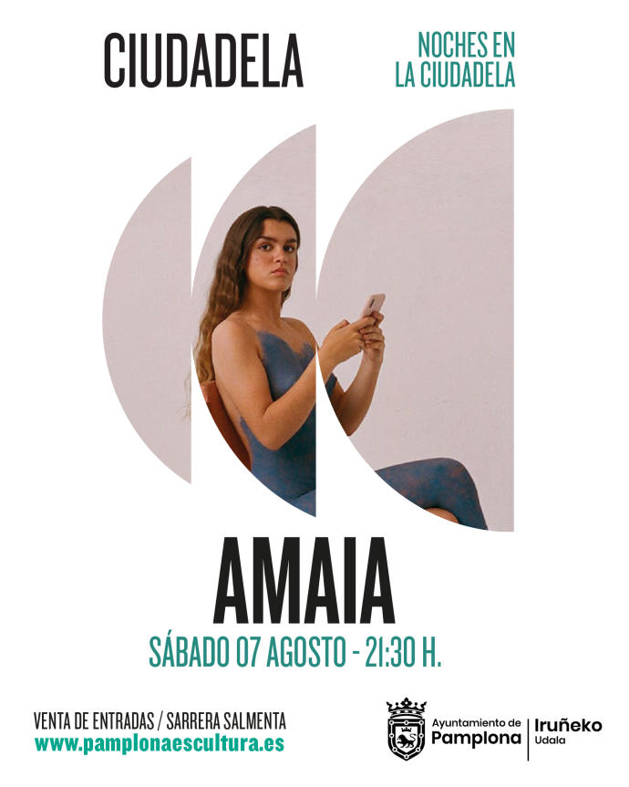 Cartel del concierto de Amaia.